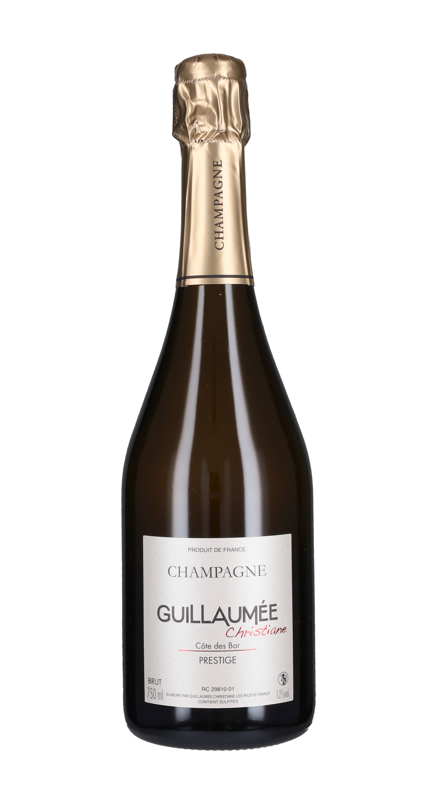Champagne Brut 'Prestige' Christiane Guillaumée2